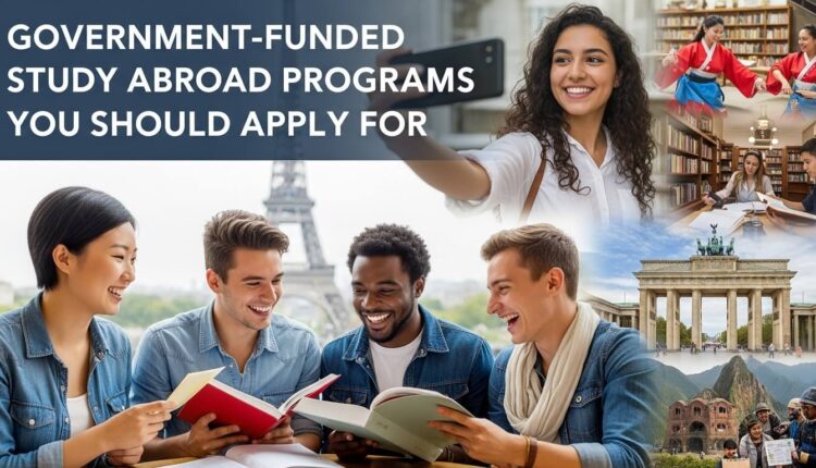 Government-Funded Study Abroad Programs You Should Apply For