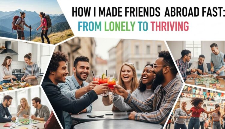 How I Made Friends Abroad Fast From Lonely to Thriving